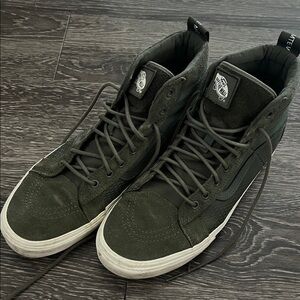 Vans Men's High-Top Sneakers - Dark Green